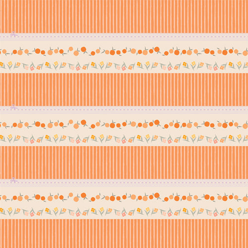 {New Arrival} Art Gallery Fabrics Tangerine Binding 2.5 Edition Orchard Bound