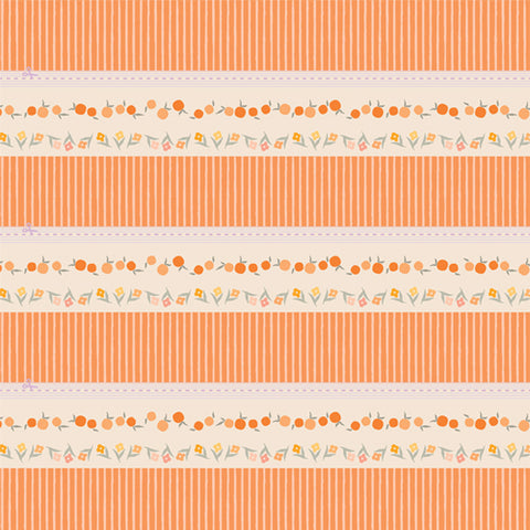 {New Arrival} Art Gallery Fabrics Tangerine Binding 2.5 Edition Orchard Bound