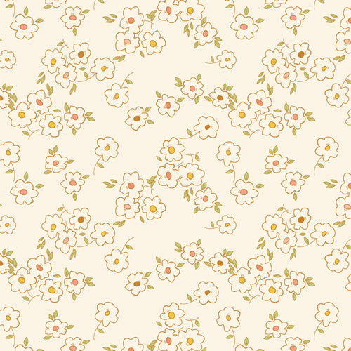 {New Arrival} Art Gallery Fabrics Bloomcore Windblooms Amber