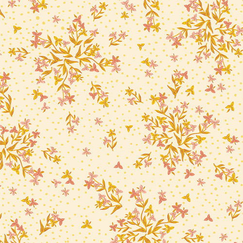 {New Arrival} Art Gallery Fabrics Bloomcore Wild at Heart Amber