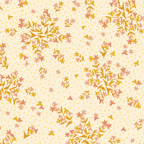 {New Arrival} Art Gallery Fabrics Bloomcore Wild at Heart Amber