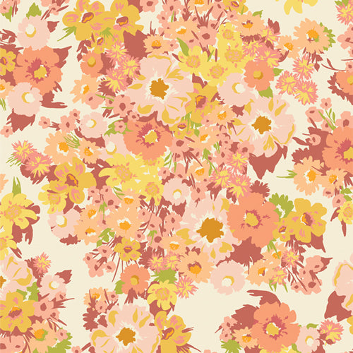 {New Arrival} Art Gallery Fabrics Bloomcore Wild Flora Amber