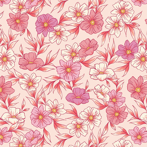{New Arrival} Art Gallery Fabrics Bloomcore Tinted Blooms Blush