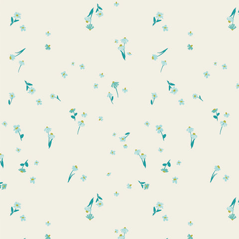 {New Arrival} Art Gallery Fabrics Bloomcore Melodic Blooms Lagoon