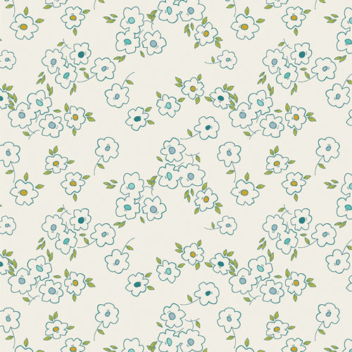 {New Arrival} Art Gallery Fabrics Bloomcore Windblooms Lagoon