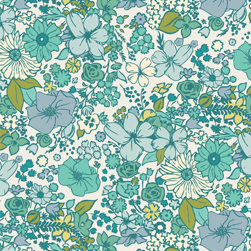 {New Arrival} Art Gallery Fabrics Bloomcore Fashion Scent Lagoon