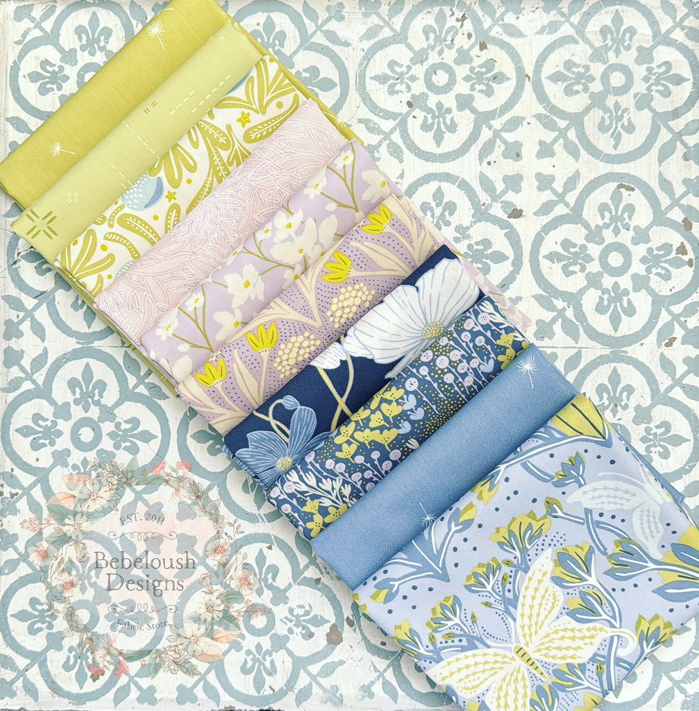 {New Arrival} Art Gallery Fabrics Curated Bundle Fat Quarter Bundles x 10 Pieces Rain Showers