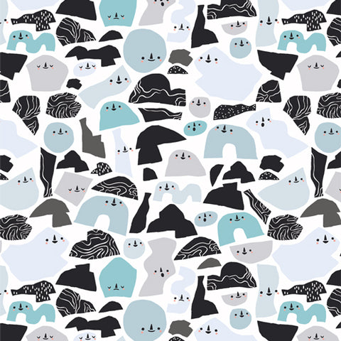 {New Arrival} Art Gallery Fabrics Capsules Arctic Tale Happy Icebergs
