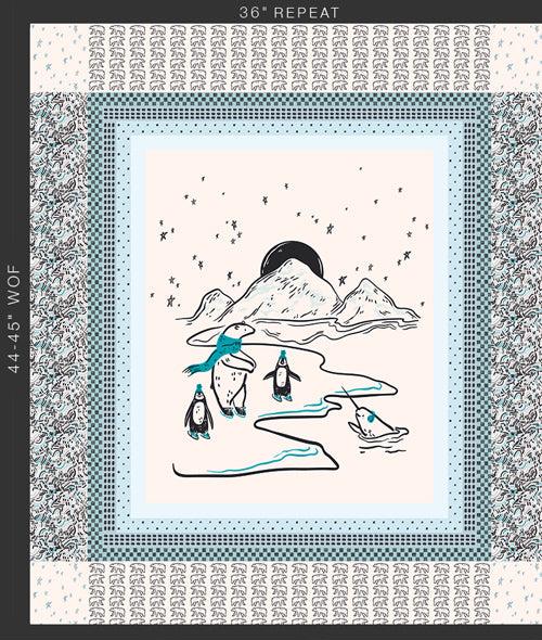 {New Arrival} Art Gallery Fabrics Capsules Arctic Tale Polar Quest Panel