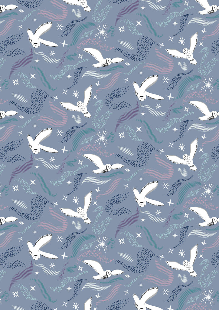 {New Arrival} Lewis & Irene Arctic Adventure Arctic Aura on Cool Purple Grey Metallic Accents