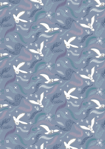 {New Arrival} Lewis & Irene Arctic Adventure Arctic Aura on Cool Purple Grey Metallic Accents