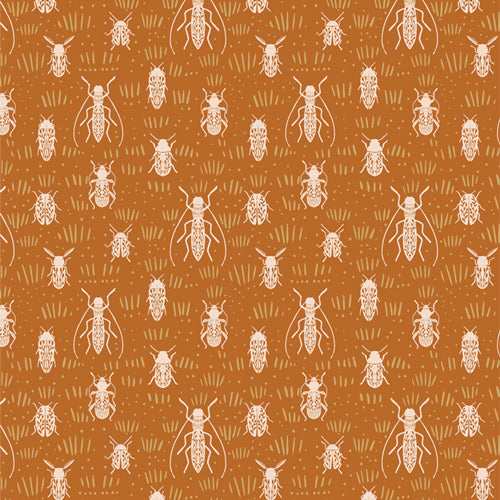 {New Arrival} Art Gallery Fabrics Coyote Hill Beetle Parade Sun