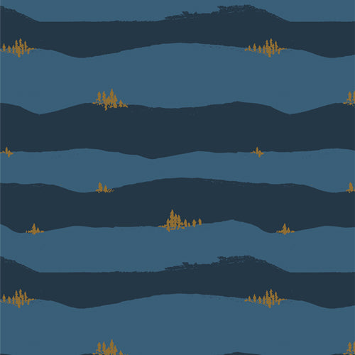 {New Arrival} Art Gallery Fabrics Coyote Hill Torn Hills Dusk