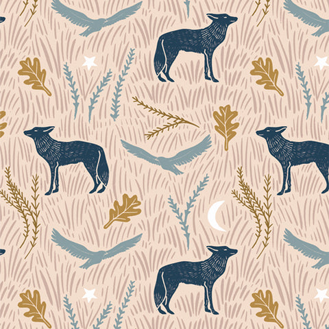 {New Arrival} Art Gallery Fabrics Coyote Hill Wild Woodblock Day