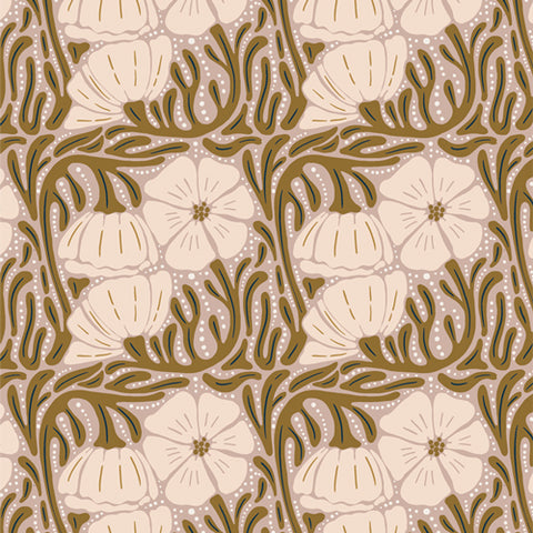 {New Arrival} Art Gallery Fabrics Coyote Hill Poppy Patch Winter