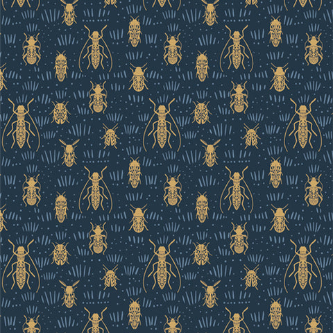 {New Arrival} Art Gallery Fabrics Coyote Hill Beetle Parade Moon
