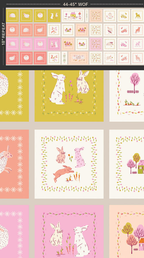 {New Arrival} Art Gallery Fabrics Cottage Grove Wool Wonders Panel