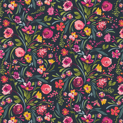 {New Arrival} Art Gallery Fabrics THE CUR8TOR - Bohemia Graceful Blooms