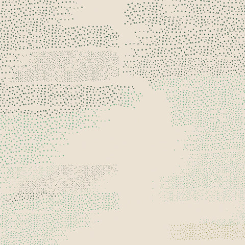 {New Arrival} Art Gallery Fabrics THE CUR8TOR - Botanica White Noise Fresh