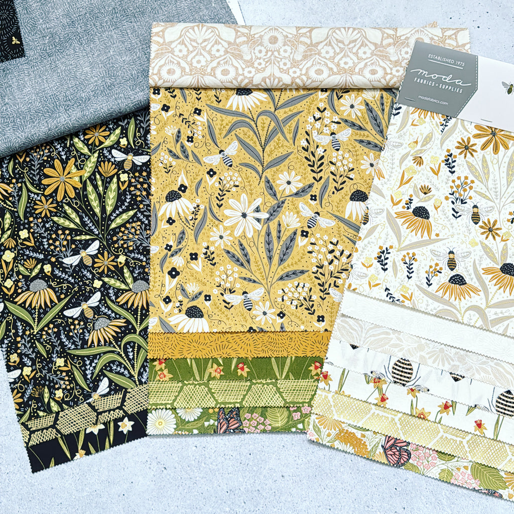 {New Arrival} Moda Gingiber Bee Garden Fat Quarter Bundle x 28 Pieces