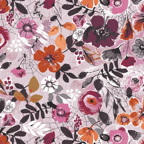 {New Arrival} Art Gallery Fabrics Eerie Night Bloom Rose