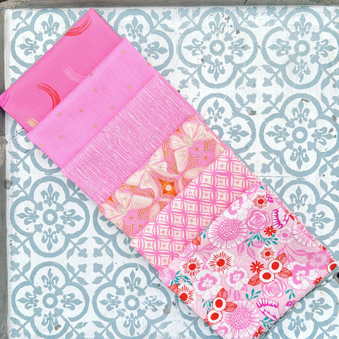 {New Arrival} Moda Ruby Star Society Sampler Curated Fat Quarter Bundle x 6 Peony