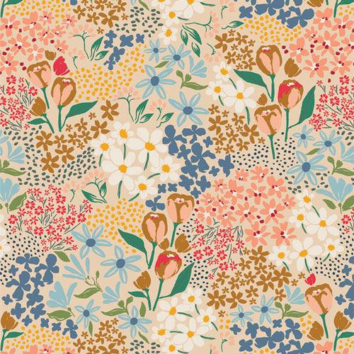 {New Arrival} Art Gallery Fabrics The Flower Fields Thriving Flowerfield