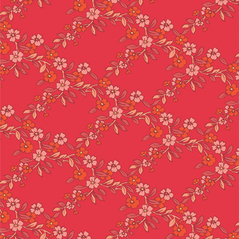 {New Arrival} Art Gallery Fabrics The Flower Fields Charming Arbor Hibiscus
