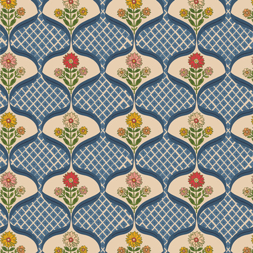 {New Arrival} Art Gallery Fabrics The Flower Fields Floral Abundance Shade