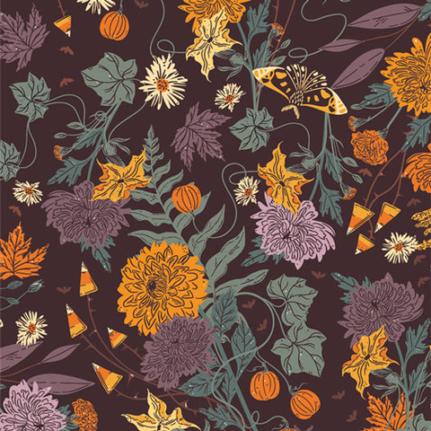 {New Arrival} Art Gallery Fabrics Ghostly & Haunted Wicked Flora