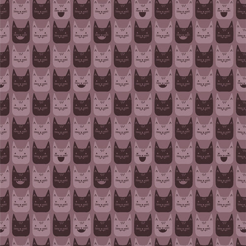 {New Arrival} Art Gallery Fabrics Ghostly & Haunted Midnight Meows