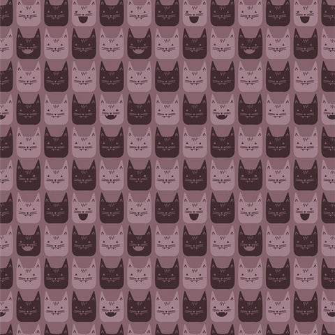 {New Arrival} Art Gallery Fabrics Ghostly & Haunted Midnight Meows
