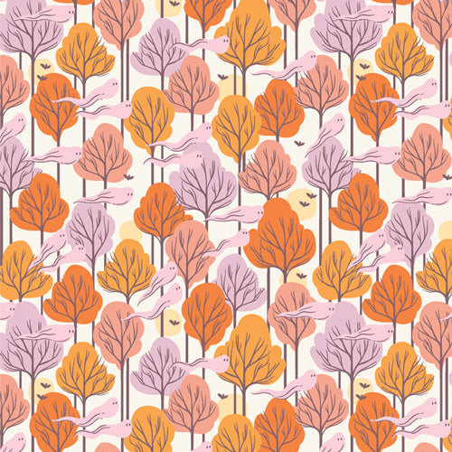 {New Arrival} Art Gallery Fabrics Ghostly & Haunted Phantom Forest Bay