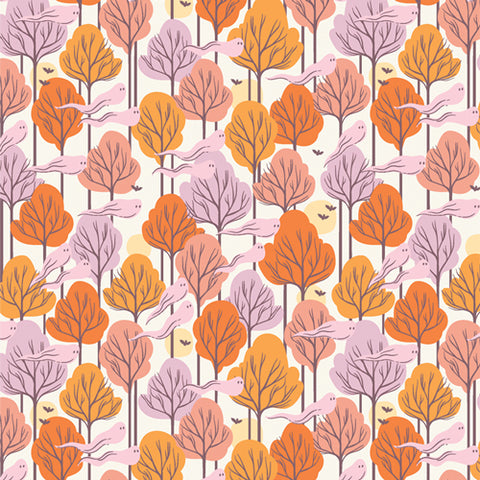{New Arrival} Art Gallery Fabrics Ghostly & Haunted Phantom Forest Bay