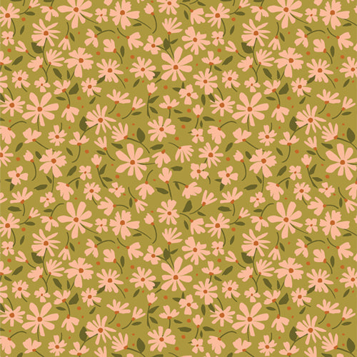 {New Arrival} Art Gallery Fabrics Gloria Nostalgia Meadow Moss FAT QUARTER