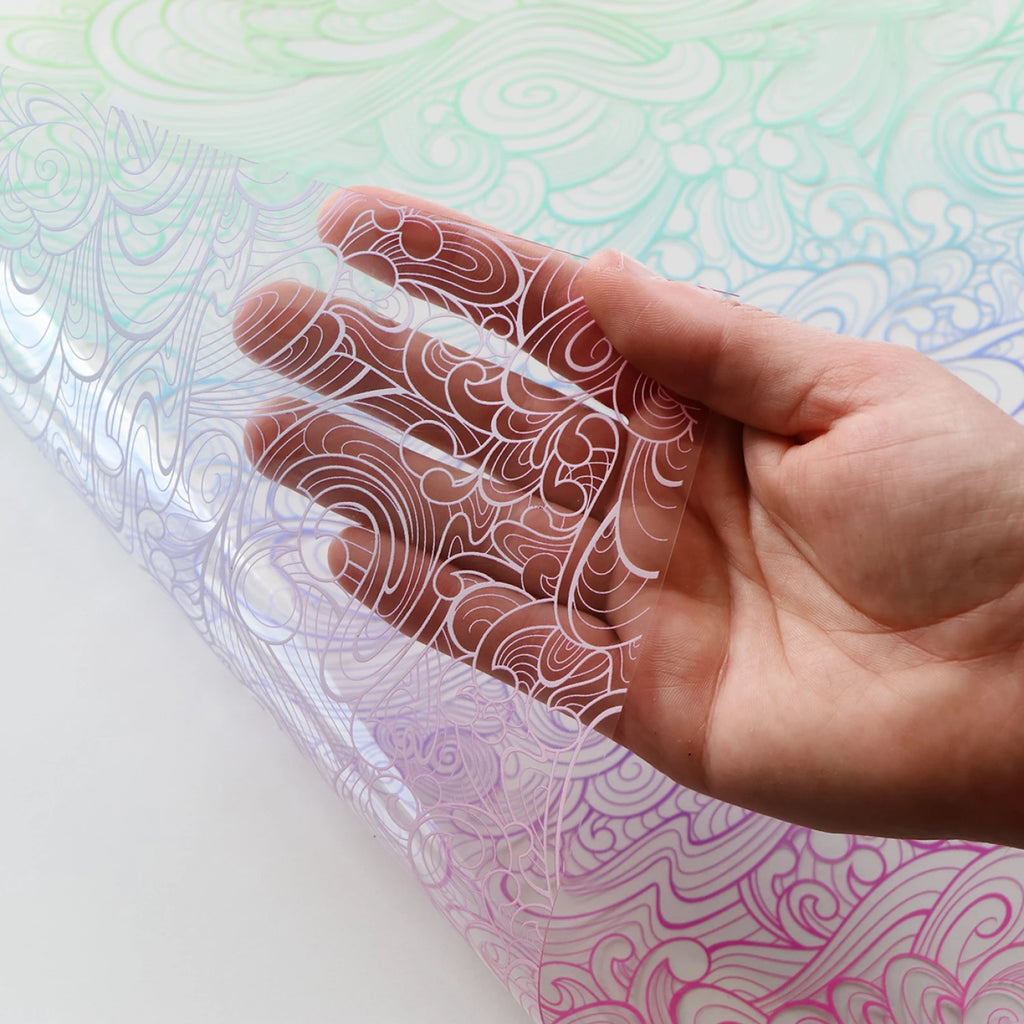 {Pre-Order May} Sallie Tomato X Tula Pink Floral Reef Collection Making Waves Vinyl Deposit Only