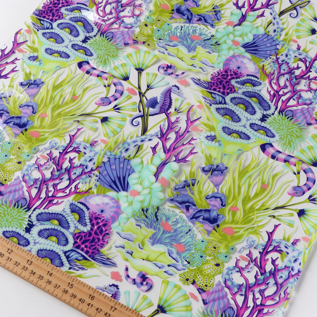 {Pre-Order May} Sallie Tomato X Tula Pink Floral Reef Collection Reef What You Sew Vinyl Deposit Only