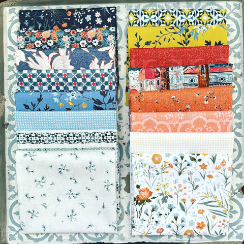 {New Arrival} Art Gallery Fabrics Florence Fat Quarter Bundle x 16 Fat Quarters