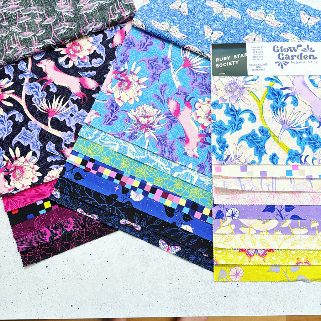 {New Arrival} Moda Ruby Star Society Glow Garden Fat Quarter Bundle x 24 Pieces