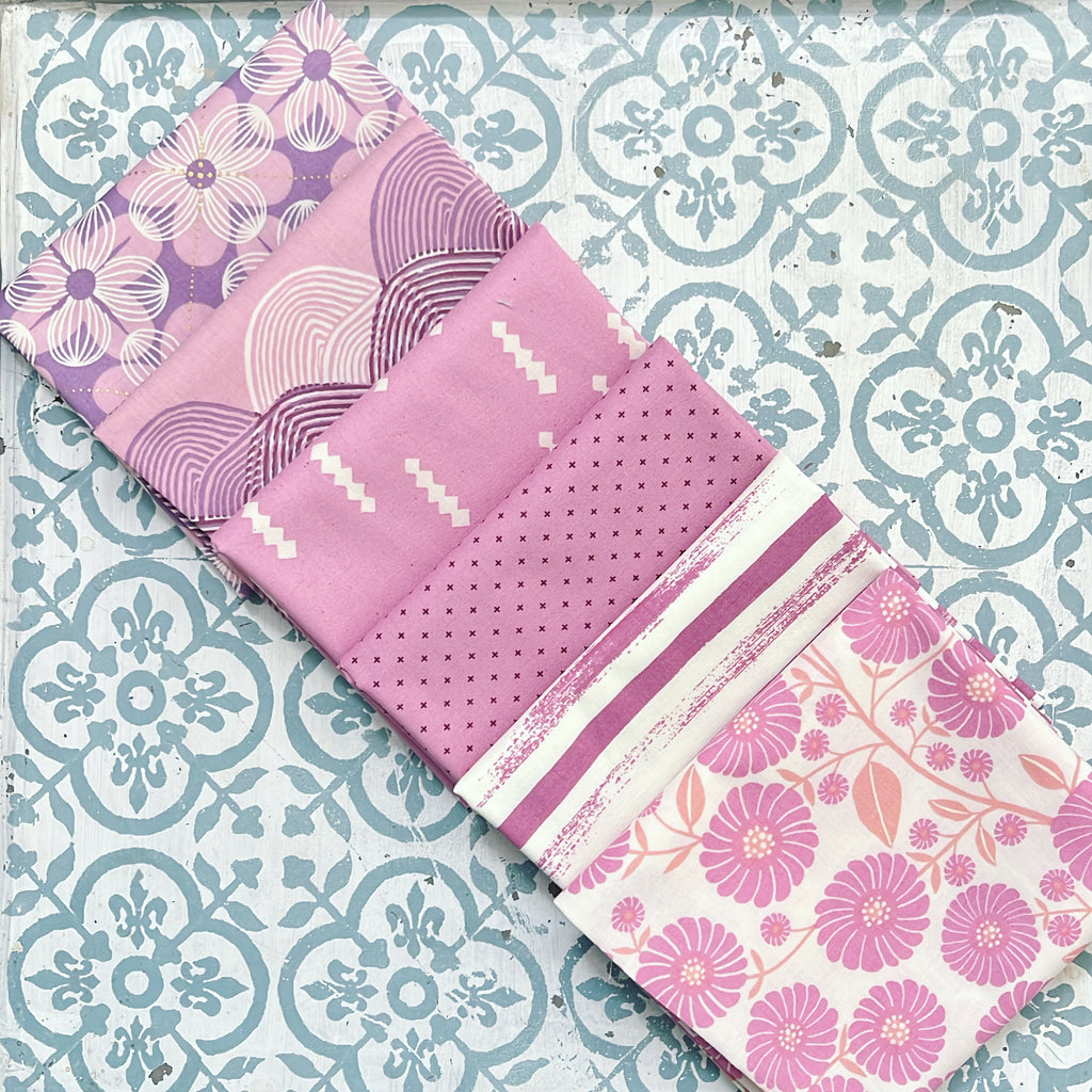 {New Arrival} Moda Ruby Star Society Sampler Curated Fat Quarter Bundle x 6 Kiss