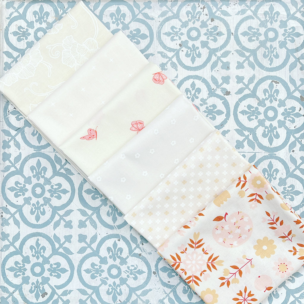 {New Arrival} Moda Ruby Star Society Sampler Curated Fat Quarter Bundle x 6 Cream Soda