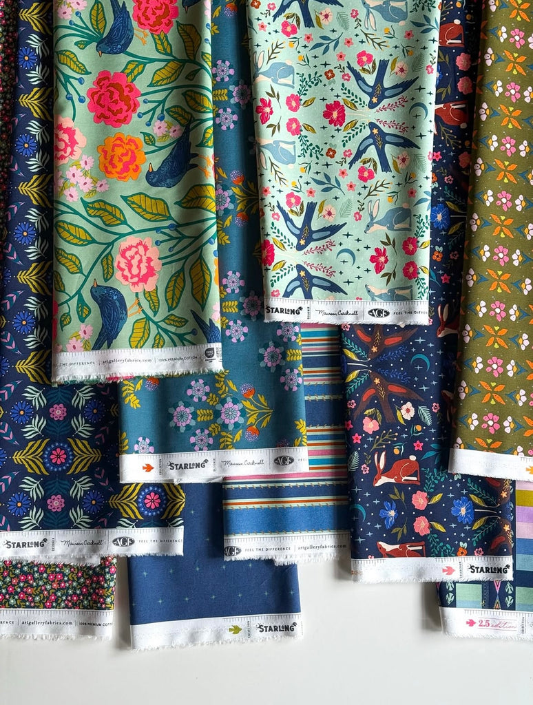 {New Arrival} Art Gallery Fabrics Starling Fat Quarter Bundle x 16 Fat Quarters