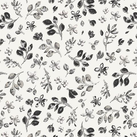 {New Arrival} Art Gallery Fabrics InkPerfect Carbon Edition Botanical Imprint