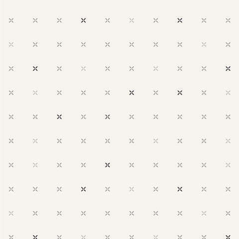 {New Arrival} Art Gallery Fabrics InkPerfect Carbon Edition Crossed Grid Ash