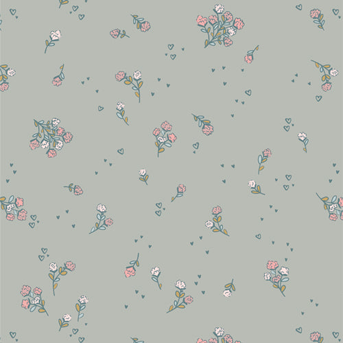 {New Arrival} Art Gallery Fabrics Love Letters Falling in Love Sky