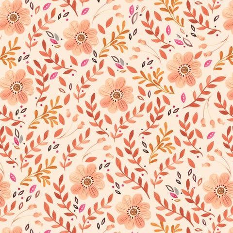 Dashwood Studio Maple Wood Autumn Floral Cream