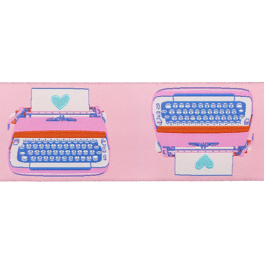 {New Arrival} Ruby Star Society Renaissance Ribbon Melody Miller Best Day Ever Typewriters Posy - 2"