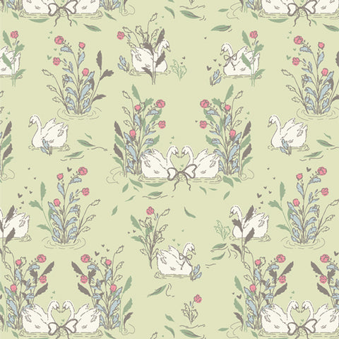 {New Arrival} Art Gallery Fabrics Mademoiselle Swan Soiree