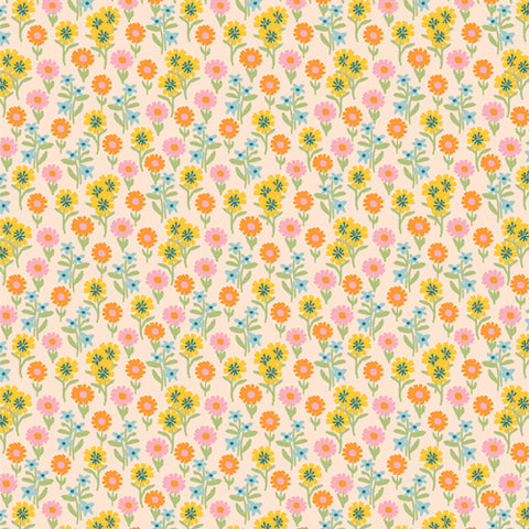{New Arrival} Art Gallery Fabrics Marigold Ephemeral Blooms