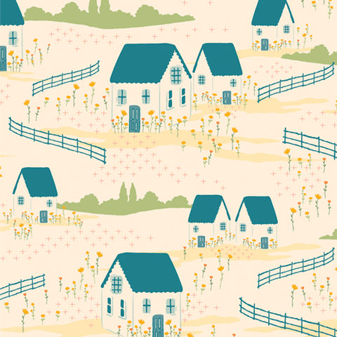{New Arrival} Art Gallery Fabrics Marigold Folkhouse Dream